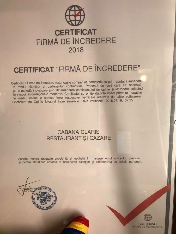 Cabana Claris Văliug Dış mekan fotoğraf